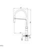 Vòi nóng lạnh Chrome Malloca K081C