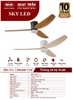 QUẠT TRẦN CHO NGƯỜI GIÀU MR.VŨ SKY LED
