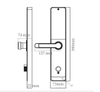 Khóa Vân Tay Cửa Gỗ AVOLOCK AV-61-B