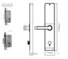 Khóa Vân Tay Cửa Gỗ AVOLOCK AV-65