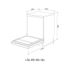 Máy rửa chén Malloca MDW15-5035TD