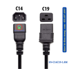 Dây nguồn C14 C19 lõi 3x2.08mm²