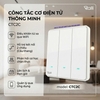 Công tắc cơ điện tử 2 chiều wifi CTC2C 3 nút bấm