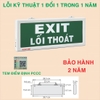 Đèn Exit thoát hiểm 1 mặt Kentom KT-610