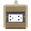 Ổ Cắm Âm Sàn Đôi 3 Chấu HM-ASL05-TV (Màu Vàng)