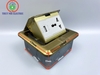 Hộp Ổ Cắm Âm Sàn Tenko TK-J02-24 Màu Vàng