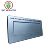 Hộp Ổ Cắm Điện + Mạng LAN Âm Bàn TENKO TK-AS07DN Màu Bạc