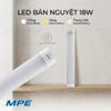 Đèn LED Bán Nguyệt Nhựa 18W BN-18