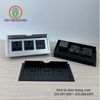 Nắp Âm Bàn Nhựa Đen Xước 3 thiết bị TNE2-NN004-XĐ