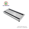 Nắp âm bàn trượt 2 hướng TNE07-300X150-XX- Nhôm xước
