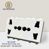Nhân ổ cắm đôi 3 chấu Tenko TK-AS-08
