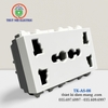 Nhân ổ cắm đôi 3 chấu Tenko TK-AS-08