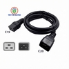 Dây Nguồn C19-C20 Novalink NV-56002A (2m) – 15A Chuẩn UL
