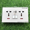 Ổ Cắm Công Tắc Đôi Có Cổng USB-A Và Type-C TNE-F21-066C