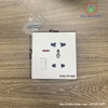 Ổ Cắm Điện 5 Chấu Đa Năng Có Công Tắc TNE-F21-021