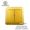 Ổ cắm điện âm sàn đôi Tenko TK-DS-111S08 Vàng