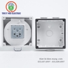 Ổ Cắm Điện Âm Tường Chống Nước IP66 Sinoamigo