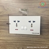 Ổ Cắm Điện Mặt Đôi 3 Ổ Điện Đôi 3 Chấu Có Công Tắc TNE-F21-065Có Công Tắc TNE-F21-065