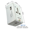 Ổ Cắm Du Lịch Tích Hợp Cổng USB MPE TA2 - Nhỏ gọn tiện lợi