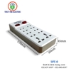 Ổ Cắm SOPOKA 10Y-0: 10 Cổng, 2200W, Lõi Sứ, Chống Cháy