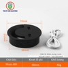 Ổ cắm USB âm bàn tròn nhỏ kết hợp lỗ luồn dây tinh tế