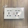 Ổ Điện USB Âm Tường Công Tắc Mặt Đôi TNE-F21-067