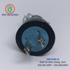Phích cắm cao su 2 chân dẹt MP2506-N Meikosha