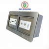 Hộp ổ cắm điện âm sàn Tenko TK-DS-211S01 (thép chống gỉ)