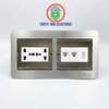 Hộp ổ cắm điện âm sàn Tenko TK-DS-211S01 (thép chống gỉ)