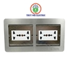 Hộp ổ cắm điện âm sàn Tenko TK-DS-211S04 thông dụng