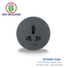 Ổ Cắm Cho Thanh  Ray Điện 3 Chấu Đa Năng Màu Xám TK-R06X