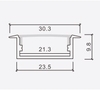 LED thanh nhôm lắp âm PF-T-3010