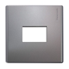 Mặt vuông 1 thiết bị màu xám ánh kim Panasonic WEB7811MH