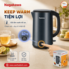 Ấm siêu tốc Nagakawa NAG0319 1.8L có chức năng giữ ấm