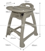 Ghế Ăn Dặm Trẻ Em Chaobao B-110 Cao Cấp