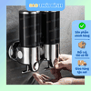 Bình đựng dầu gội sữa tắm INOX GẮN TƯỜNG kép - Kèm vít