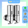 Bình đựng dầu gội sữa tắm INOX GẮN TƯỜNG kép - Kèm vít