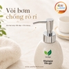 Bình GỐM đựng dầu gội sữa tắm - Dáng Tròn/Bầu