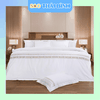 Bộ chăn ga gối đệm cotton TRẮNG T300 cho khách sạn - Giá Tốt Nhất
