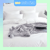 Bộ chăn ga gối đệm cotton TRẮNG T300 cho khách sạn - Giá Tốt Nhất