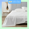 Bộ chăn ga gối đệm cotton TRẮNG T300 cho khách sạn - Giá Tốt Nhất