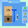 Dao cạo râu cán NHỰA MÀU XANH - In logo bao bì giá tốt