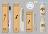 Bộ tiêu hao thân thiện - Amenities HỘP KRAFT NÂU (Nhận in logo)