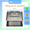 Khay đựng amenities + úp cốc nhựa cao cấp (Mẫu ngang)
