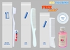 Bộ đồ dùng tiêu hao - Amenities túi NILONG MỜ in logo