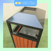 Thùng rác GỖ VUÔNG 30L cao cấp - Giá Tốt Nhất