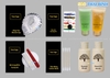 Bộ đồ dùng tiêu hao - Amenities túi KRAFT ĐEN in logo