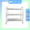 Xe đẩy thức ăn INOX 3 TẦNG - Dùng cho nhà hàng, quán ăn