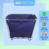 Xe đẩy đồ vải INOX lớn - chuyên dùng làm buồng phòng khách sạn
