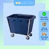 Xe đẩy đồ vải INOX lớn - chuyên dùng làm buồng phòng khách sạn